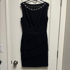 Black sleeveless cocktail dress - NWT